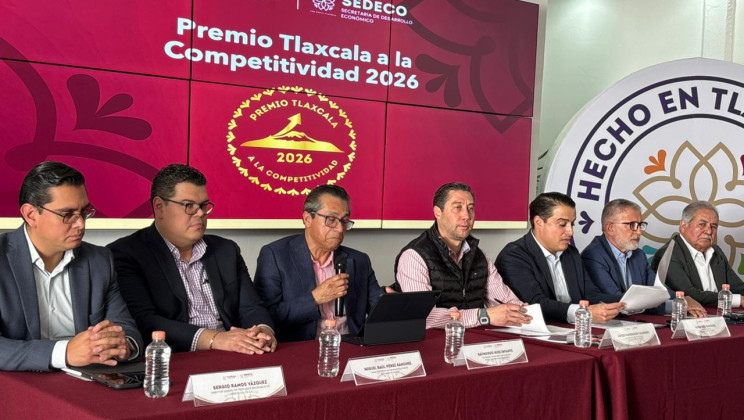 LANZA SEDECO CONVOCATORIA DEL PREMIO TLAXCALA A LA COMPETITIVIDAD 2026