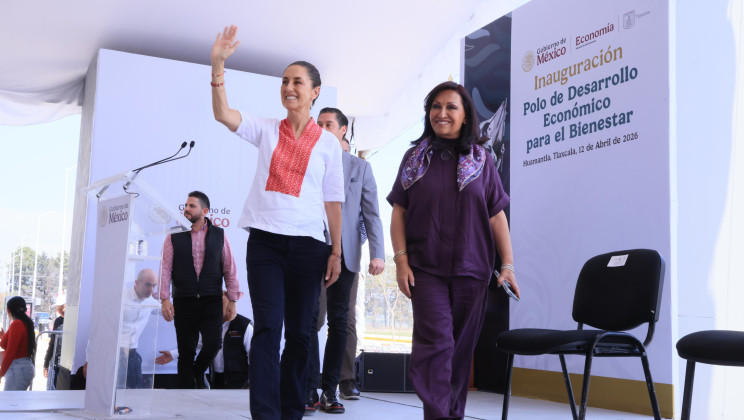 “DE TLAXCALA PARA TODO MÉXICO”; CLAUDIA SHEINBAUM MARCA RUTA NACIONAL CON MODELO DEL POLO DE DESARROLLO