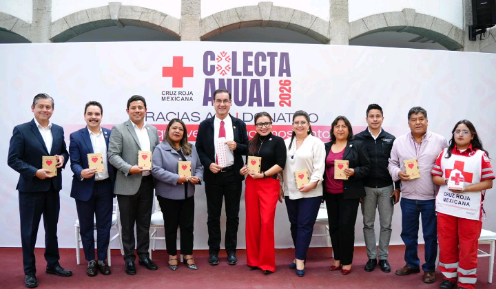 Arranca colecta de la Cruz Roja en el Congreso de Tlaxcala
