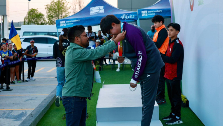 GANA TLAXCALA MEDALLA DE BRONCE EN TIRO CON ARCO DE LA OLIMPIADA NACIONAL